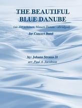 THE BEAUTIFUL BLUE DANUBE Concert Band sheet music cover